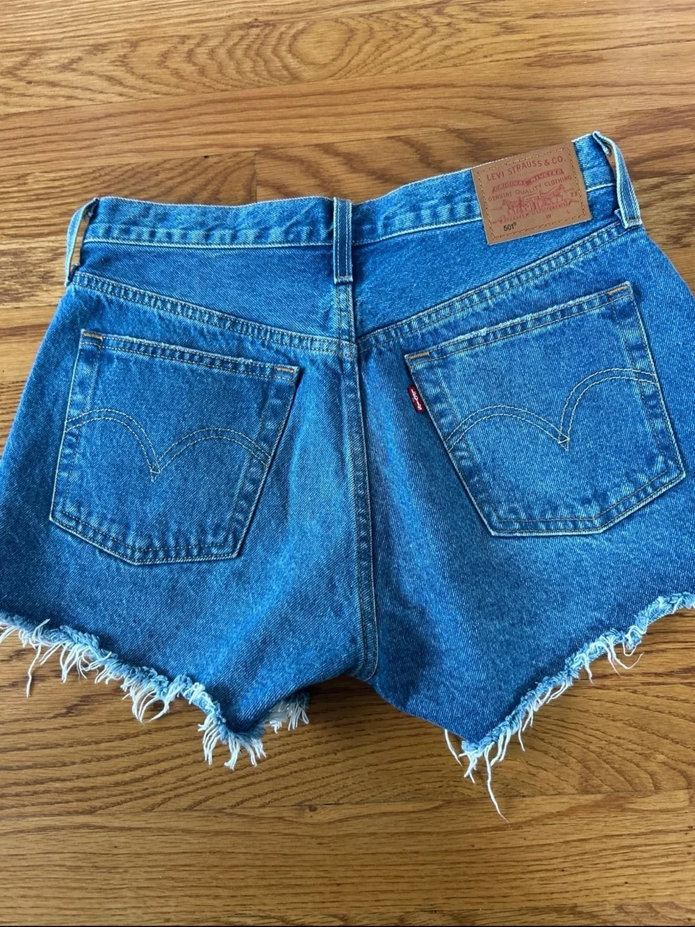 Levi’s 501 premium cutoff denim jean shorts